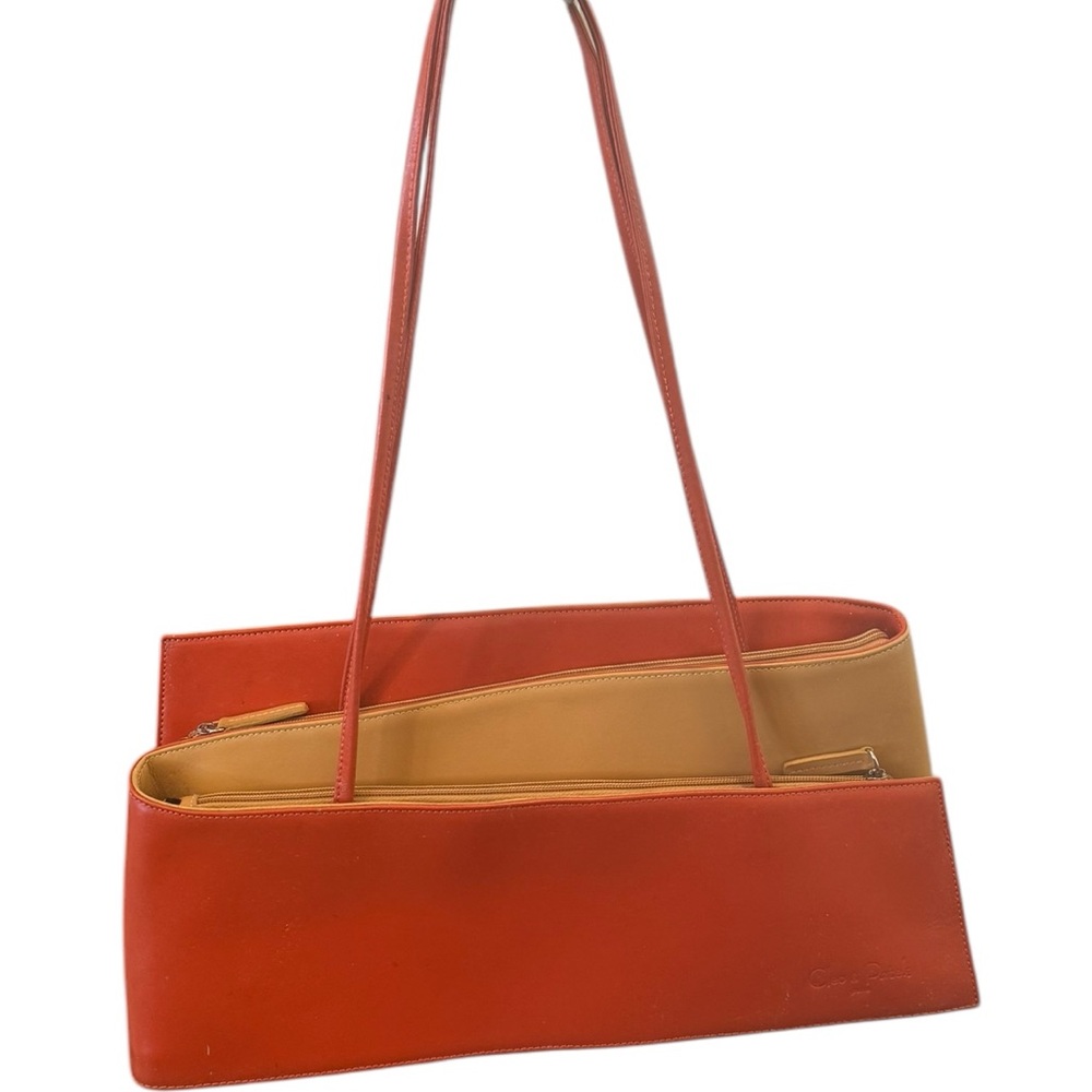 Cleo &  Patek Paris Orange and Tan Women's Bag